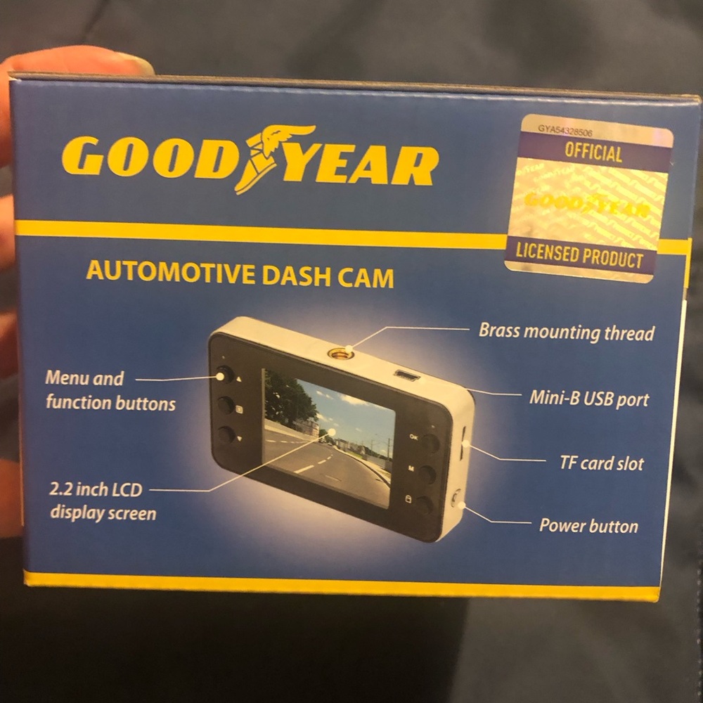 Black Automotive Dash Cam